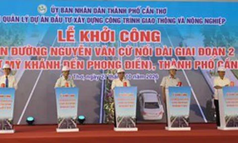 Cần Thơ đầu tư gần 1.600 tỷ đồng mở rộng tuyến đường nối của vùng du lịch sinh thái