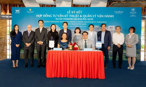 TTC Phú Quốc và Ascott ký kết hợp đồng tư vấn kỹ thuật và quản lý vận hành Citadines Selavia Phu Quoc